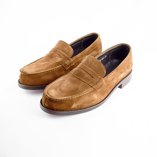 Moccasin pour homme confort 264  marron daim cuir   Chaussure classique Maroc